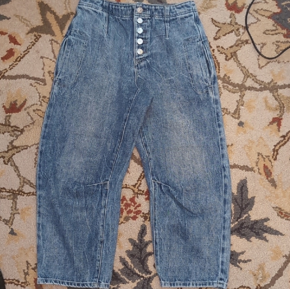 FP Movement by Free People Relaxed Blue Jeans with Vintage Appeal